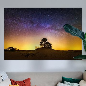 Milchstraße am Himmel über Holland von Albert Dros