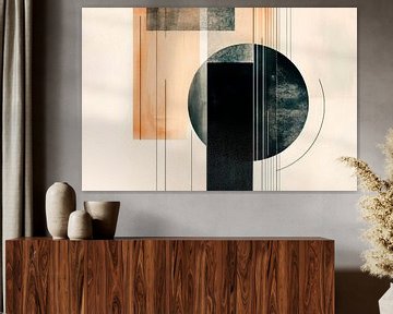 Abstracte samenstelling van Poster Art Shop