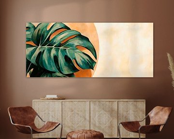 Feuille de monstera sur Poster Art Shop