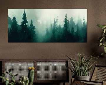 Forêt mystique sur Poster Art Shop