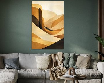 Desert landscape by Poster Art Shop