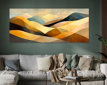 Abstract landschap van Poster Art Shop