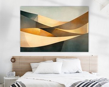 Desert Landscape Abstract by Poster Art Shop