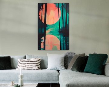 Moonlight forest by Poster Art Shop
