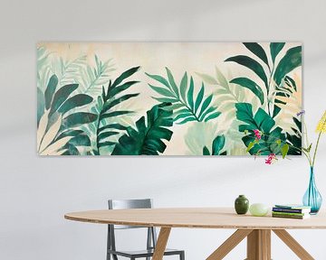Tropische bladeren van Poster Art Shop