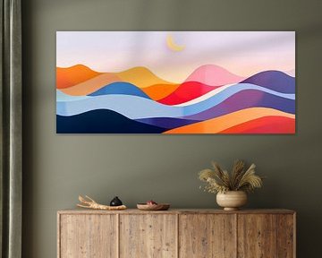 Abstract landscape by Poster Art Shop
