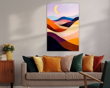 Abstrakte Landschaft von Poster Art Shop