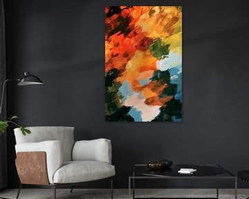 Colourful abstraction by Poster Art Shop