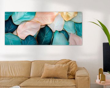 Bladeren patroon van Poster Art Shop