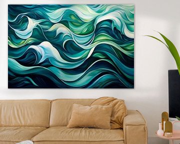 Wave pattern by Poster Art Shop