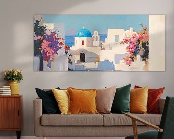 Griechische Inselarchitektur von Poster Art Shop