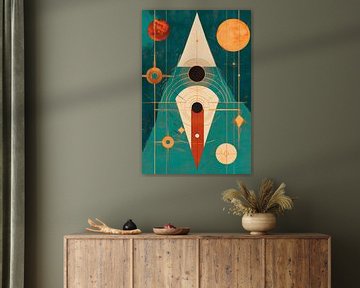 Kosmische geometrie van Poster Art Shop
