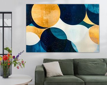 Cirkels en kleuren van Poster Art Shop