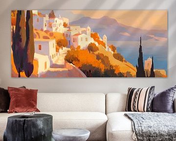 Paysage côtier de la Grèce