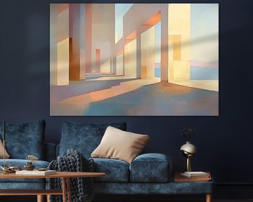 Play of light architecture by Poster Art Shop