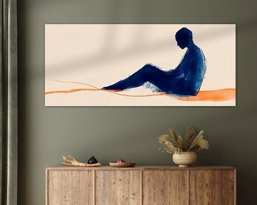 Doordacht silhouet van Poster Art Shop