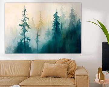 Nevelwoud van Poster Art Shop
