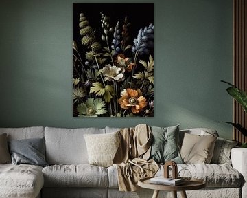 VINTAGE COLOURFUL BOTANICAL-7-D3