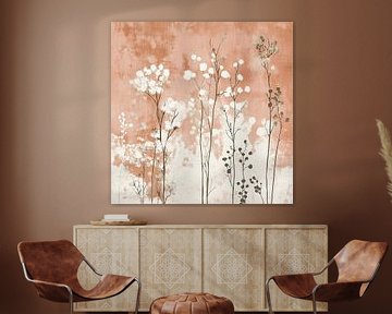 Witte Veldbloemen op Terra van Bianca ter Riet