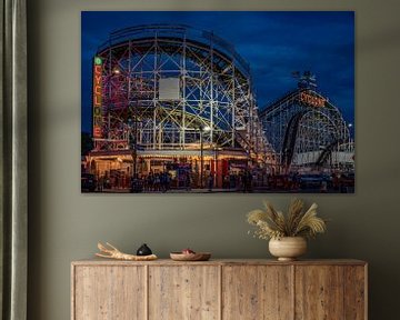 Achtbaan Cyclone in Coney Island, New York