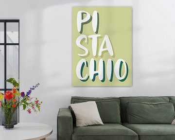 Pistachio | Trendy kalligrafie groen van Romy Smit