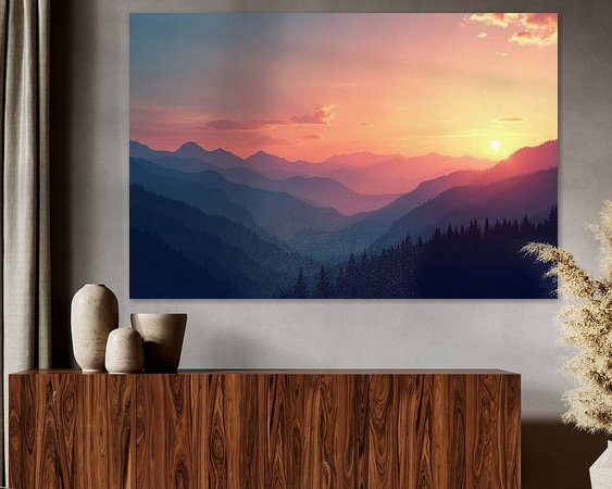 Example of the artwork in a room
