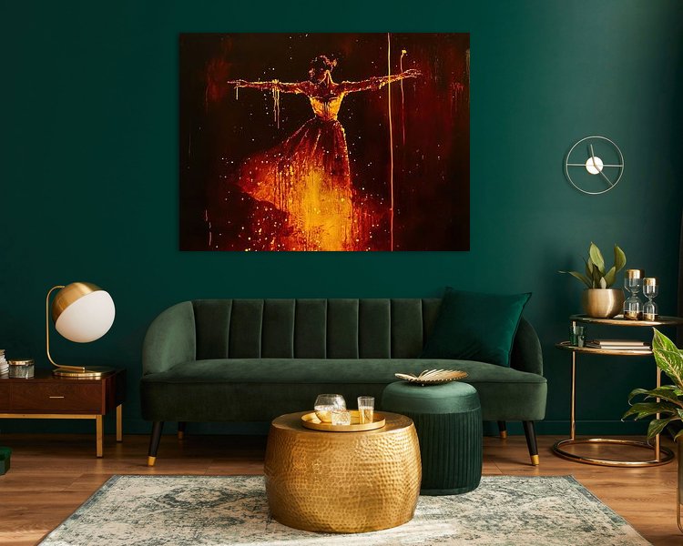 Example of the artwork in a room
