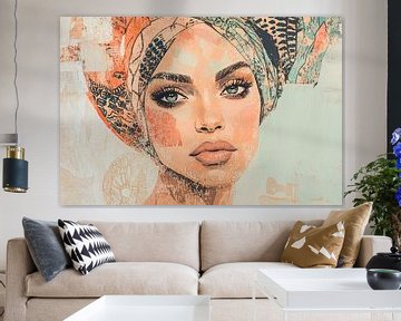 Frauenporträt mit Kopftuch von Imperial Art House