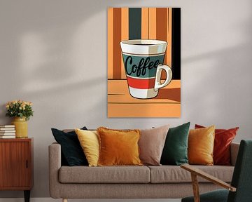 Pop Art koffiemok van Wandbilder-Shop