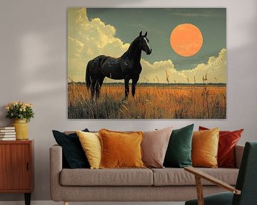 Horse "The king of the wide open spaces"