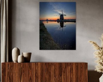 Molenkade in Alkmaar bij zonsopkomst van peterheinspictures