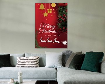 Frohe und strahlende Weihnachten und Neujahr