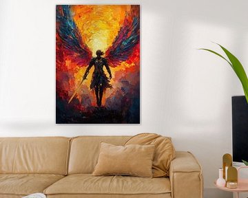 Archangel poster art print by Niklas Maximilian