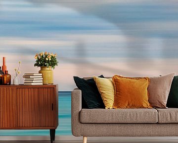 PHOTOGRAPHY Panorama Sea and sky blurred on the Côte d'Azur by Werner Dieterich