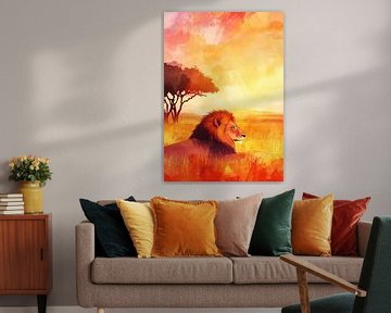 Lion "The mane of victory: Lion in its full splendour"