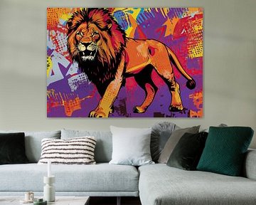 Lion "Hunter of Infinity: Lion on the Hunt"