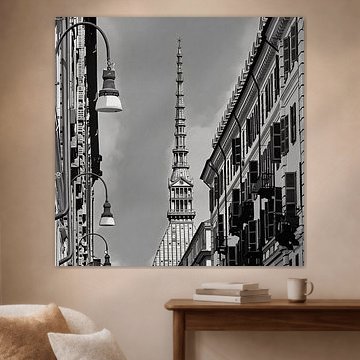 Urban View of a Historic Spire