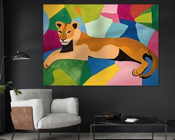 In the realm of the king: lion in the splendour of nature