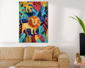 Lion guardian: a monument to nature