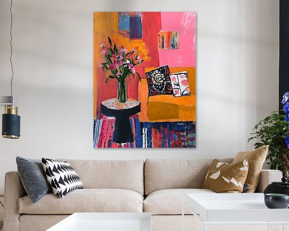 Example of the artwork in a room