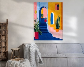Kleurrijke Steeg van Gypsy Galleria