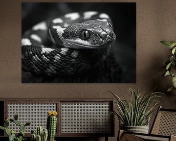 Under the spell of splendour: a snake in full beauty