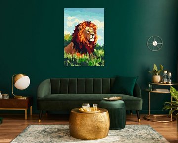 Lion - Pixel Art