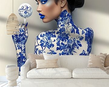 "Porcelain Muse" by René van den Berg