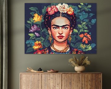 Frida - Pixel Art by Niklas Maximilian