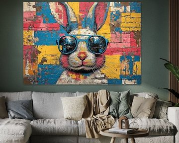 Rabbit Pop Art