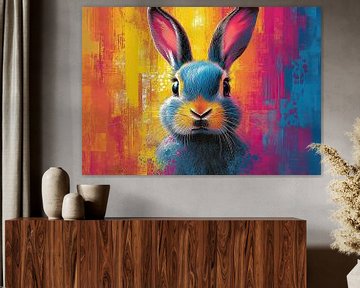 Rabbit Pop Art