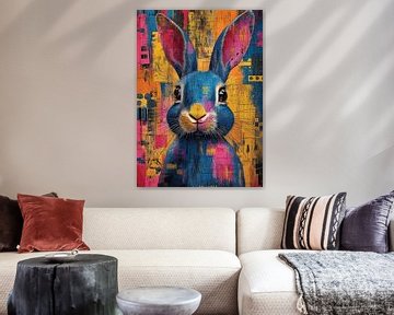 Rabbit Pop Art