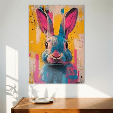 Konijn - Pop-art