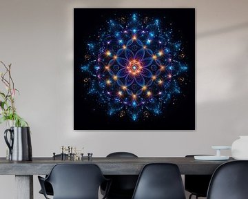 Mandala in harmony with nature